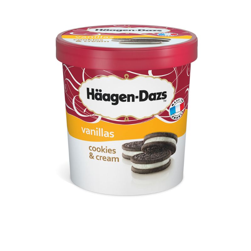Häagen Dazs - Crème glacée Cookies & Cream 500ML